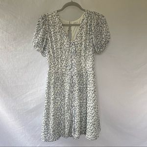 Sienna Sky White/Blue Floral Summer Dress